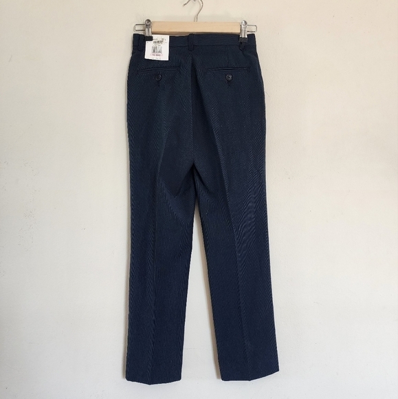 Calvin Klein Boys Dress Pants in Blue w/ White Stripes size 10 NWT - Picture 2 of 6
